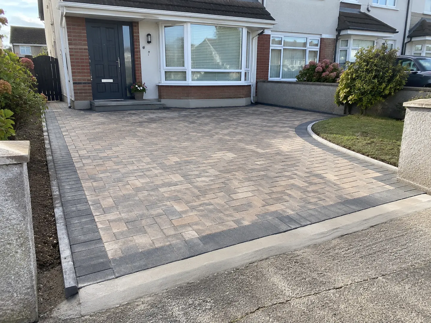 Block paving driveway installation in Carlow | Farrell Exteriors
